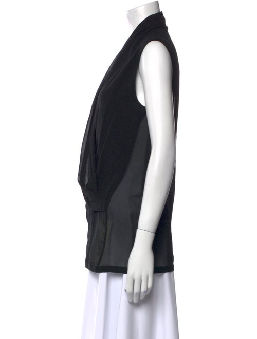 Helmut Lang Silk V-Neck Blouse