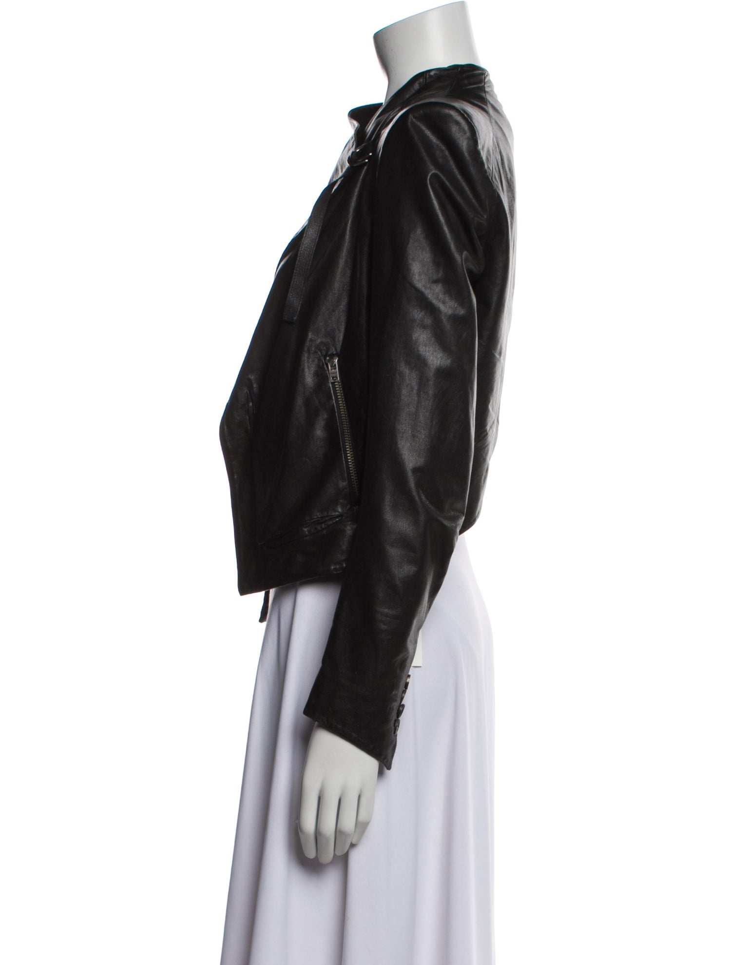 Helmut Lang Lamb Leather Biker Jacket