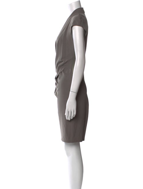 Helmut Lang V-Neck Knee-Length Dress