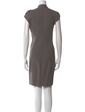 Helmut Lang V-Neck Knee-Length Dress