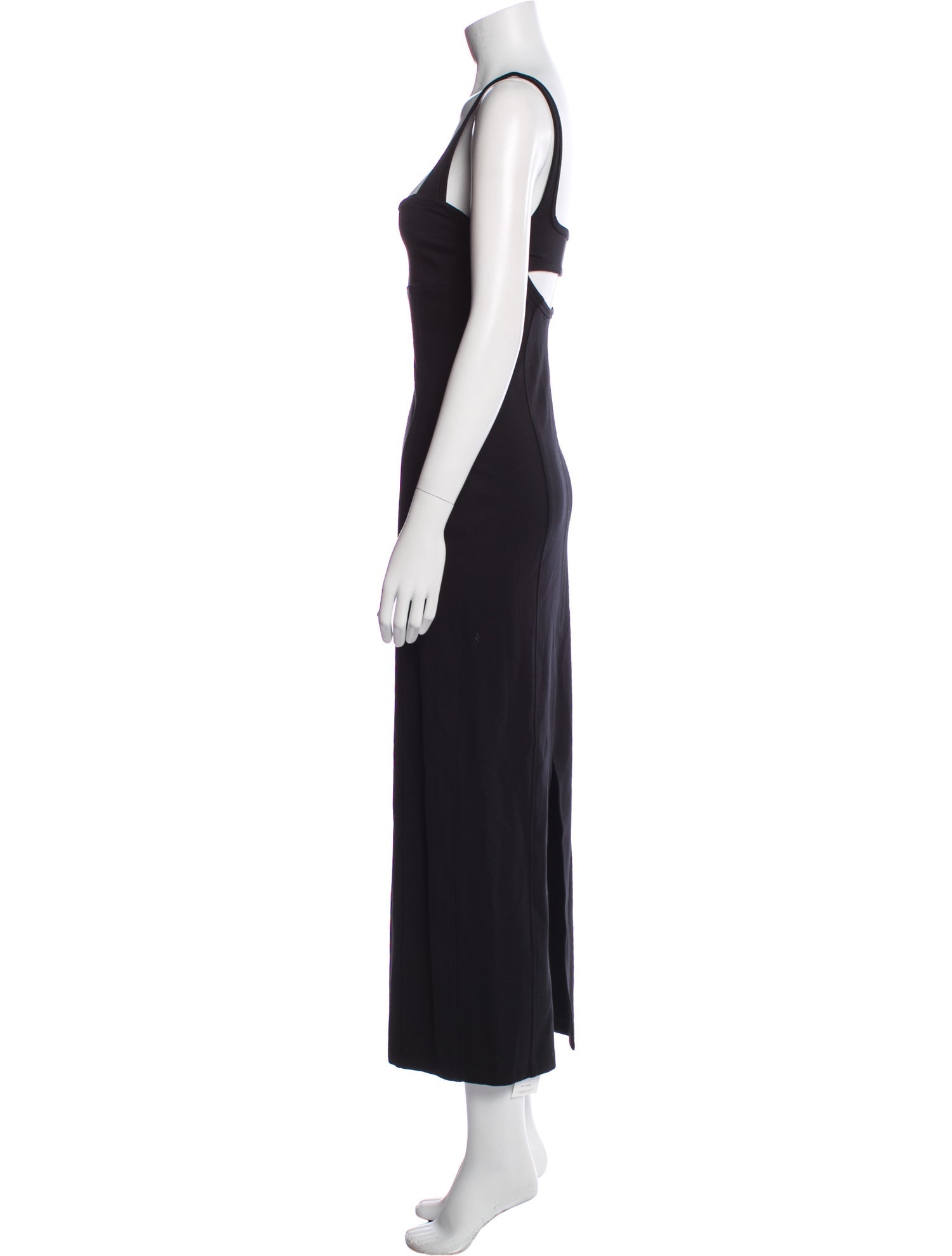 Helmut Lang Square Neckline Long Dress