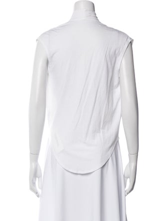 Helmut Lang Cowl Neck Short Sleeve T-Shirt