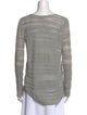 Helmut Lang Tie-Dye Print V-Neck Tunic