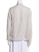 Helmut Lang V-Neck Long Sleeve Blouse