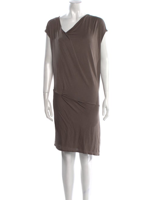 Helmut Lang Silk Knee-Length Dress