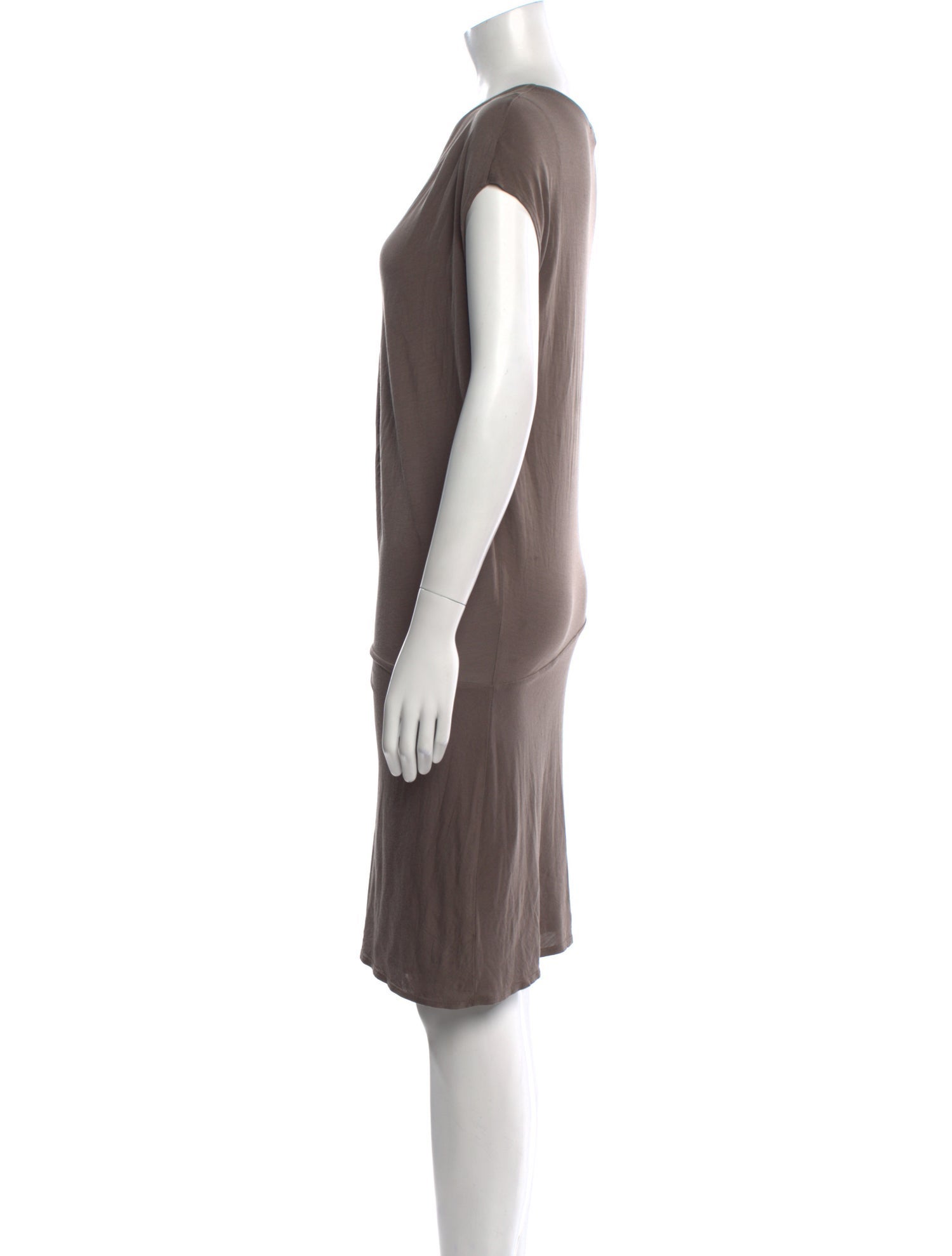 Helmut Lang Silk Knee-Length Dress