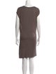 Helmut Lang Silk Knee-Length Dress