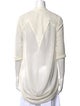 Helmut Lang V-Neck Three-Quarter Sleeve Blouse