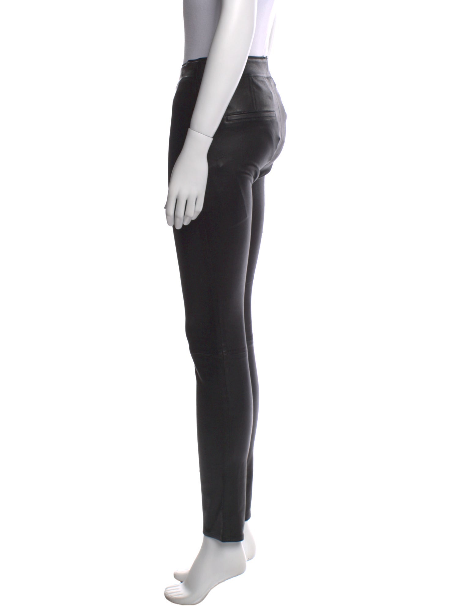 Helmut Lang Lamb Leather Skinny Leg Pants w/ Tags