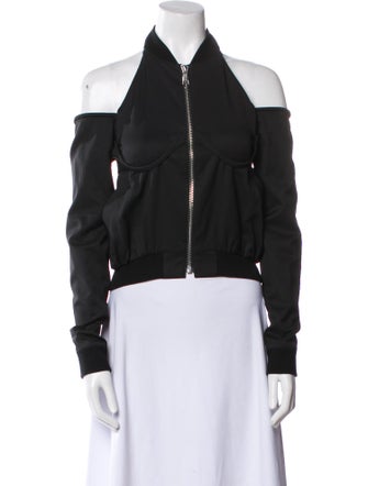 Helmut Lang Wool Bomber Jacket