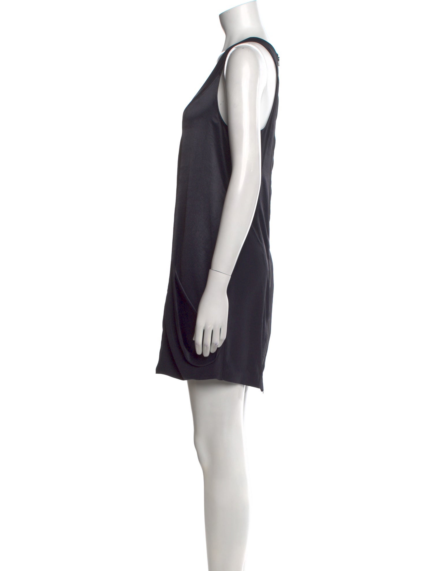 Helmut Lang Scoop Neck Mini Dress