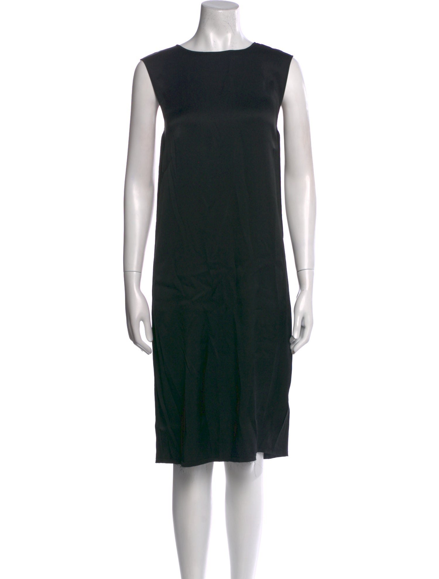 Helmut Lang Bateau Neckline Midi Length Dress