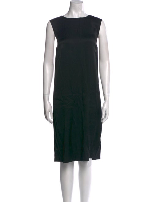 Helmut Lang Bateau Neckline Midi Length Dress