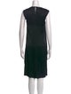 Helmut Lang Bateau Neckline Midi Length Dress