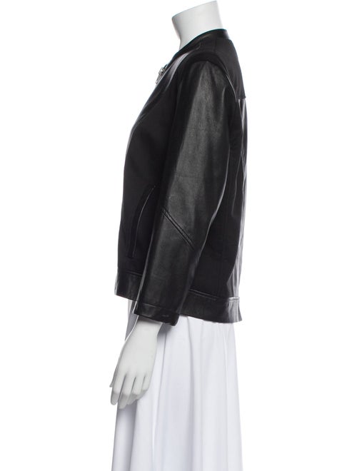 Helmut Lang Lamb Leather Bomber Jacket