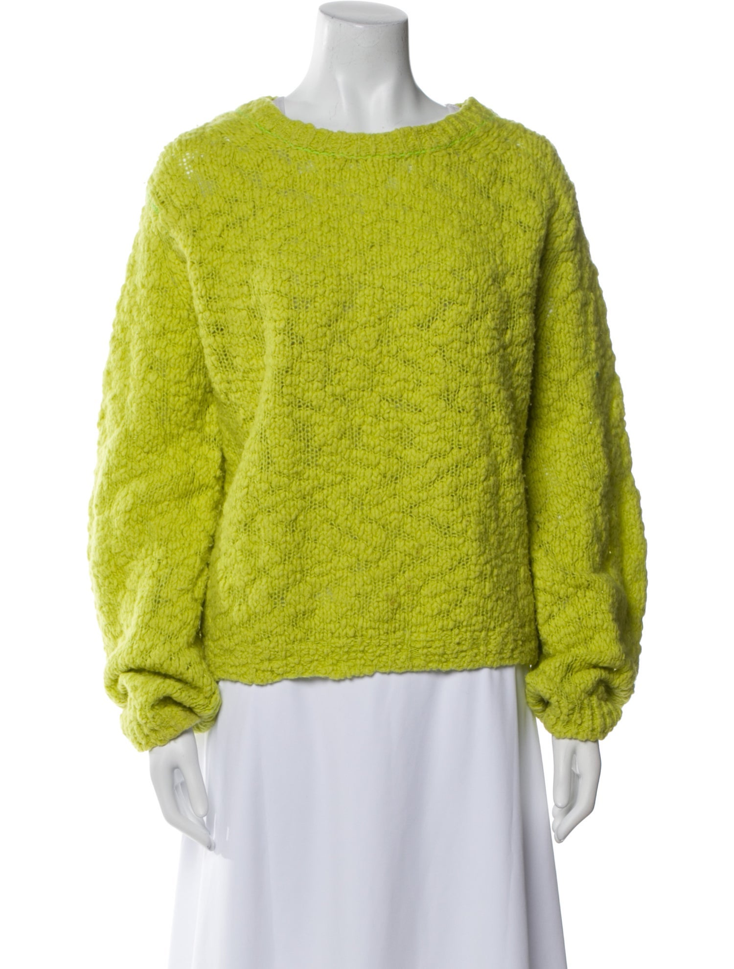 Helmut Lang Wool Scoop Neck Sweater