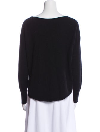 Helmut Lang Cashmere Bateau Neckline Sweater