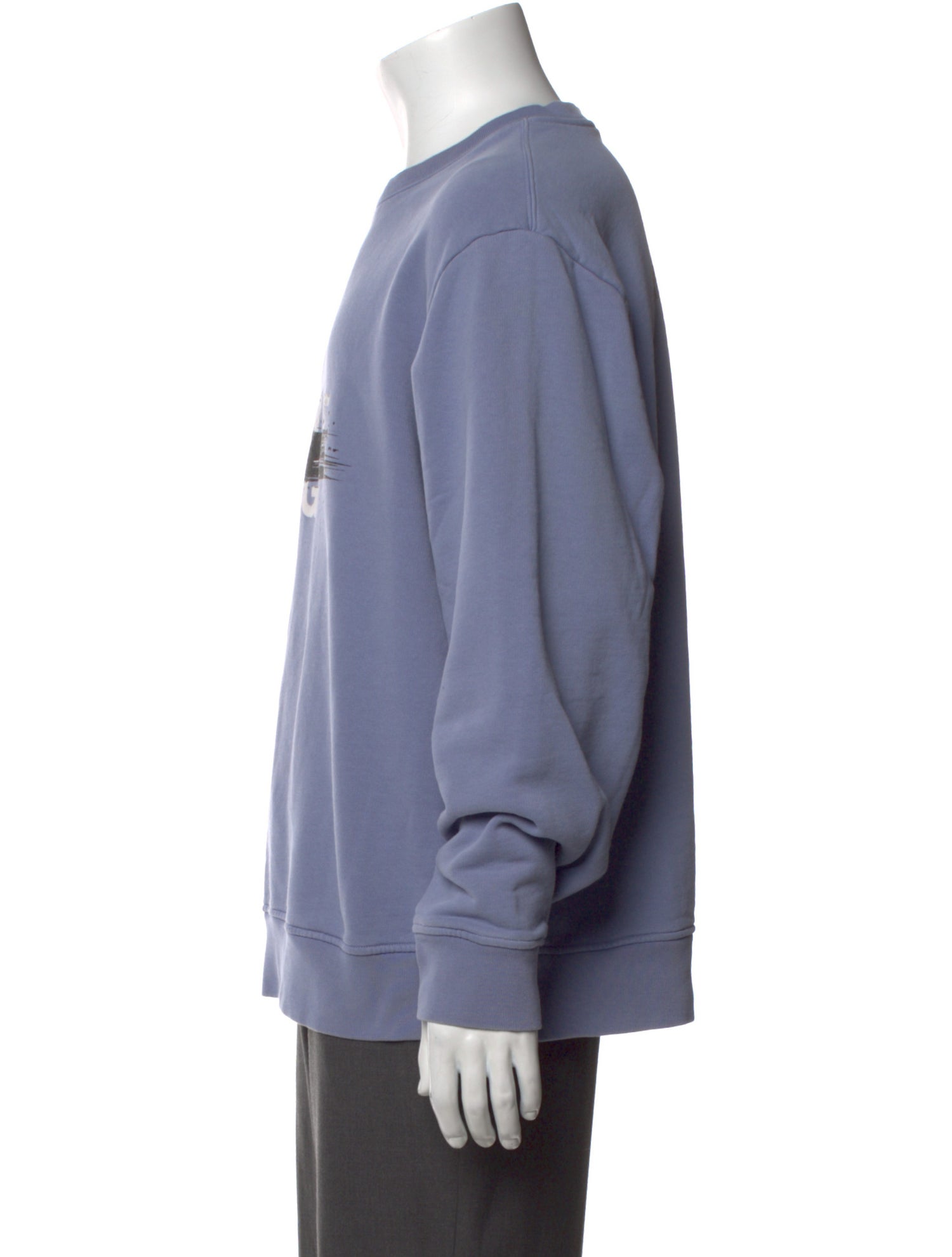 Helmut Lang Graphic Print Crew Neck Sweatshirt