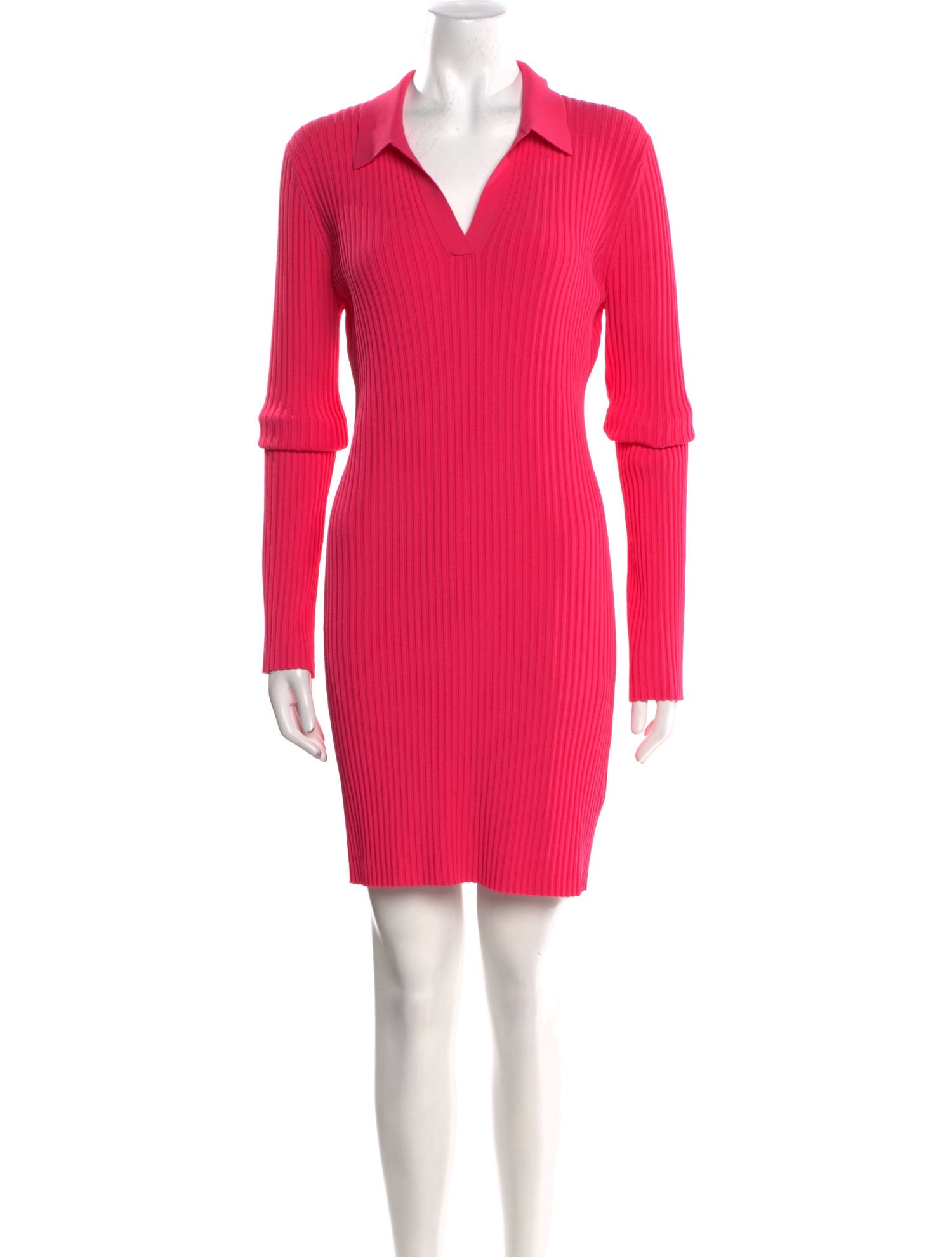 Helmut Lang V-Neck Mini Dress