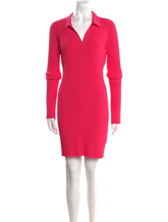 Helmut Lang V-Neck Mini Dress