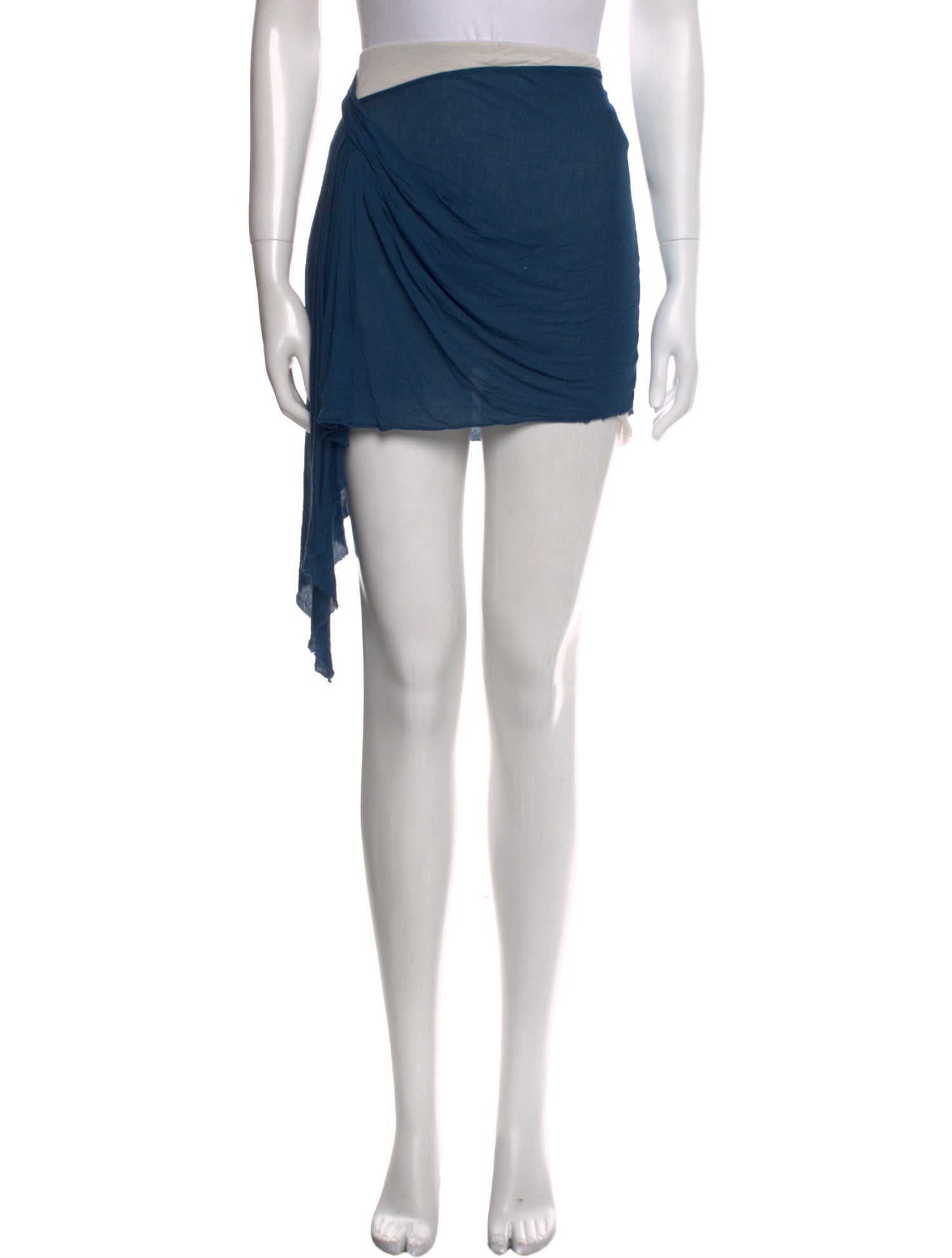 Helmut Lang Ruffle Embellishment Mini Skirt