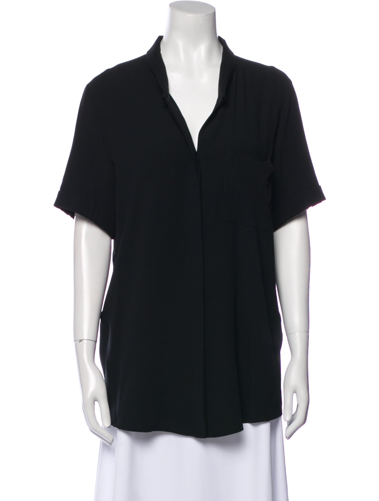 Helmut Lang V-Neck Short Sleeve Tunic