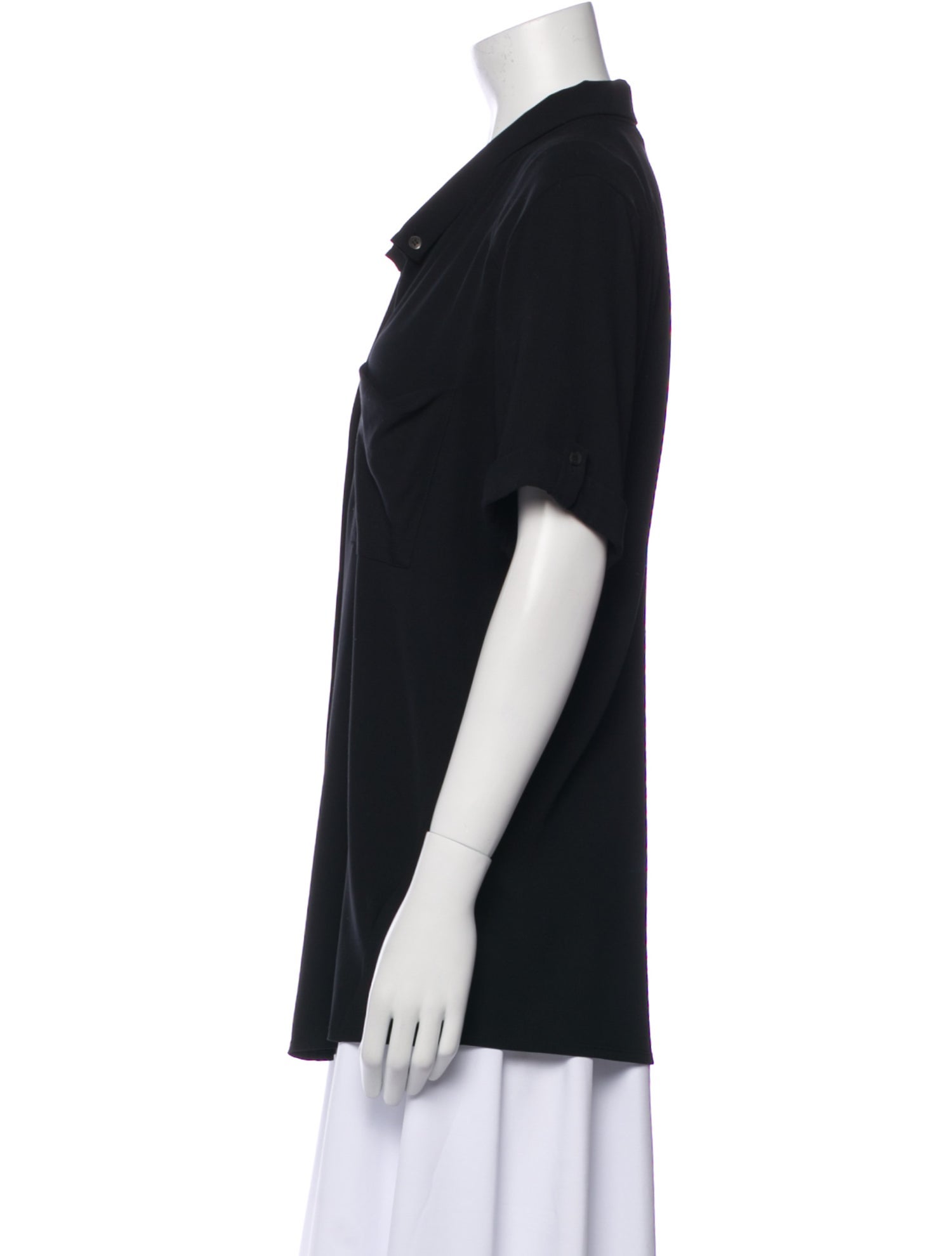 Helmut Lang V-Neck Short Sleeve Tunic