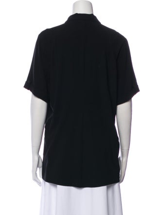 Helmut Lang V-Neck Short Sleeve Tunic