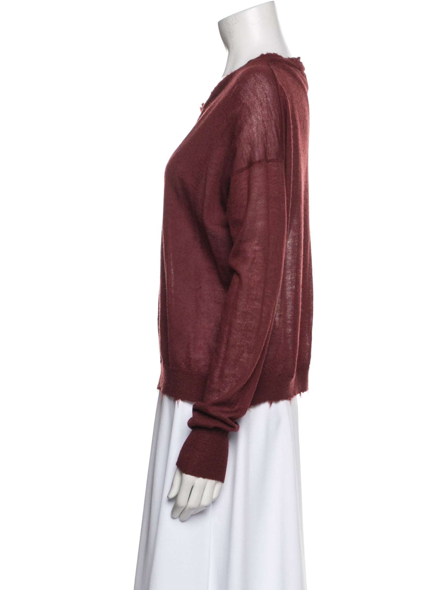 Helmut Lang Cashmere Scoop Neck Sweater