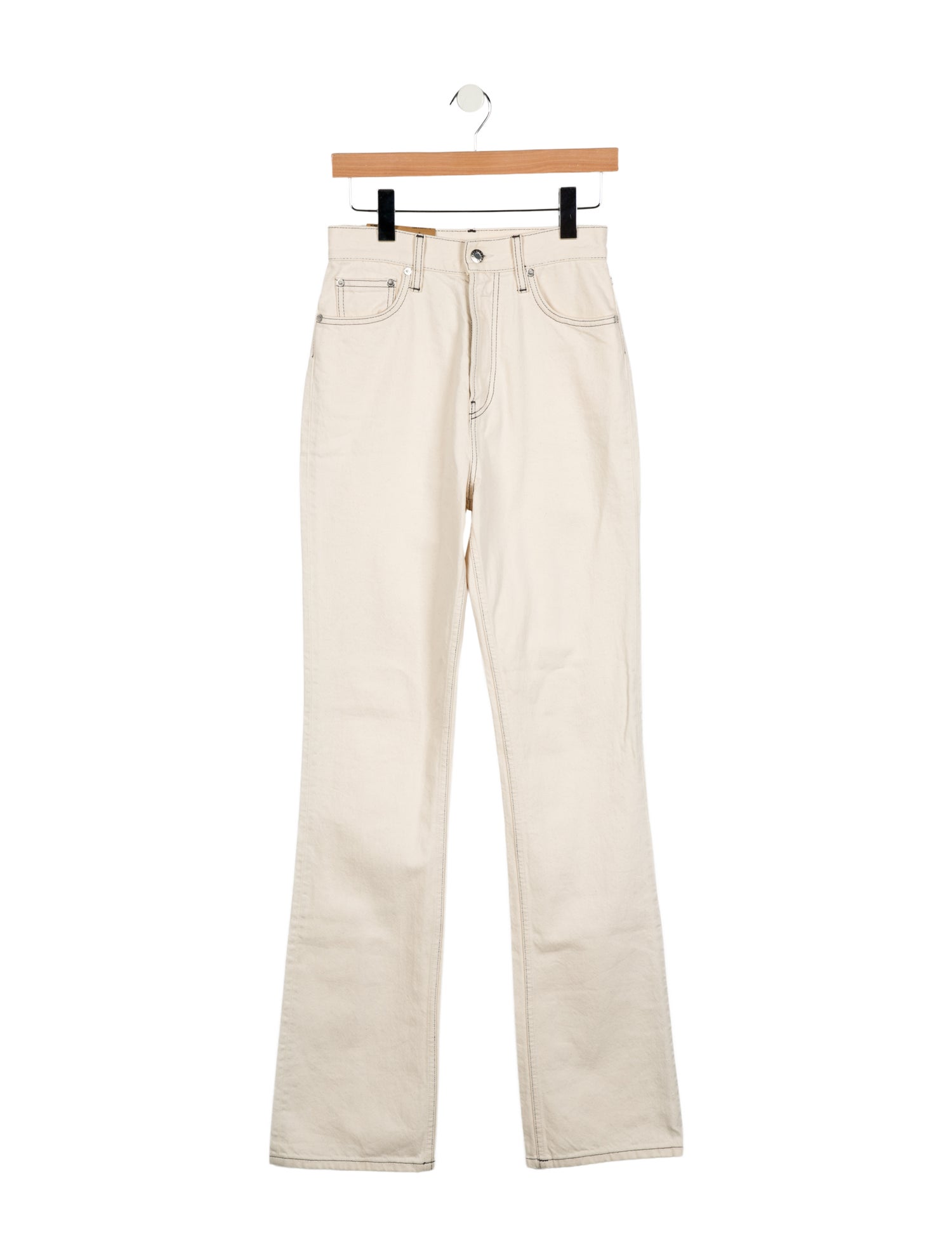 Helmut Lang High-Rise Straight Leg Jeans