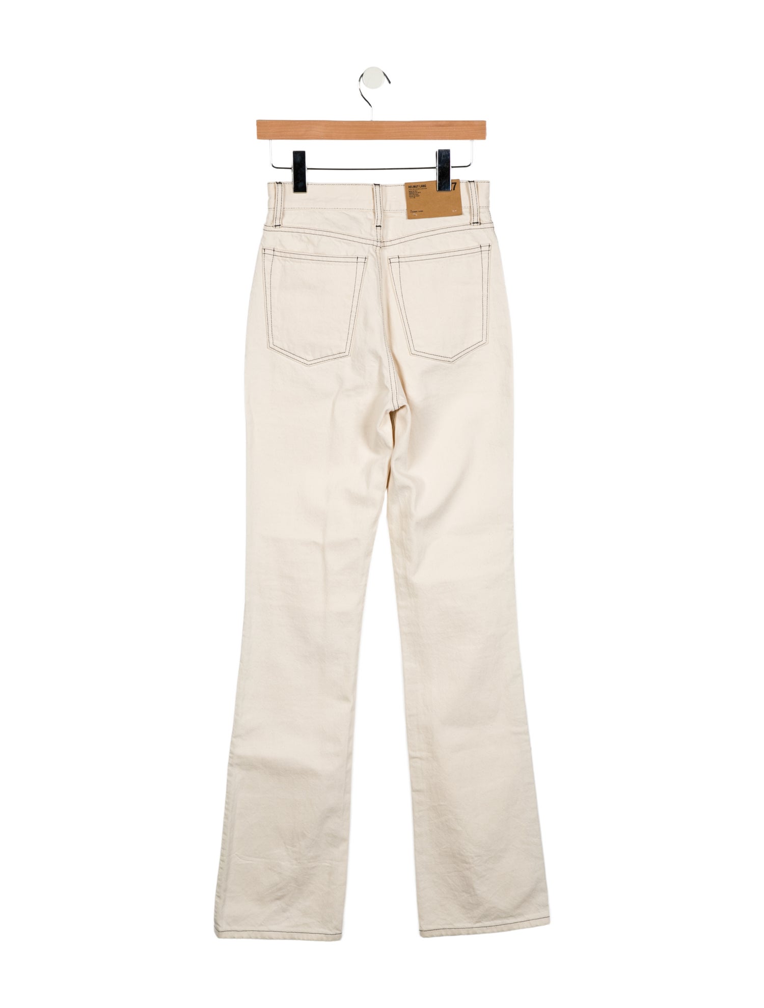 Helmut Lang High-Rise Straight Leg Jeans