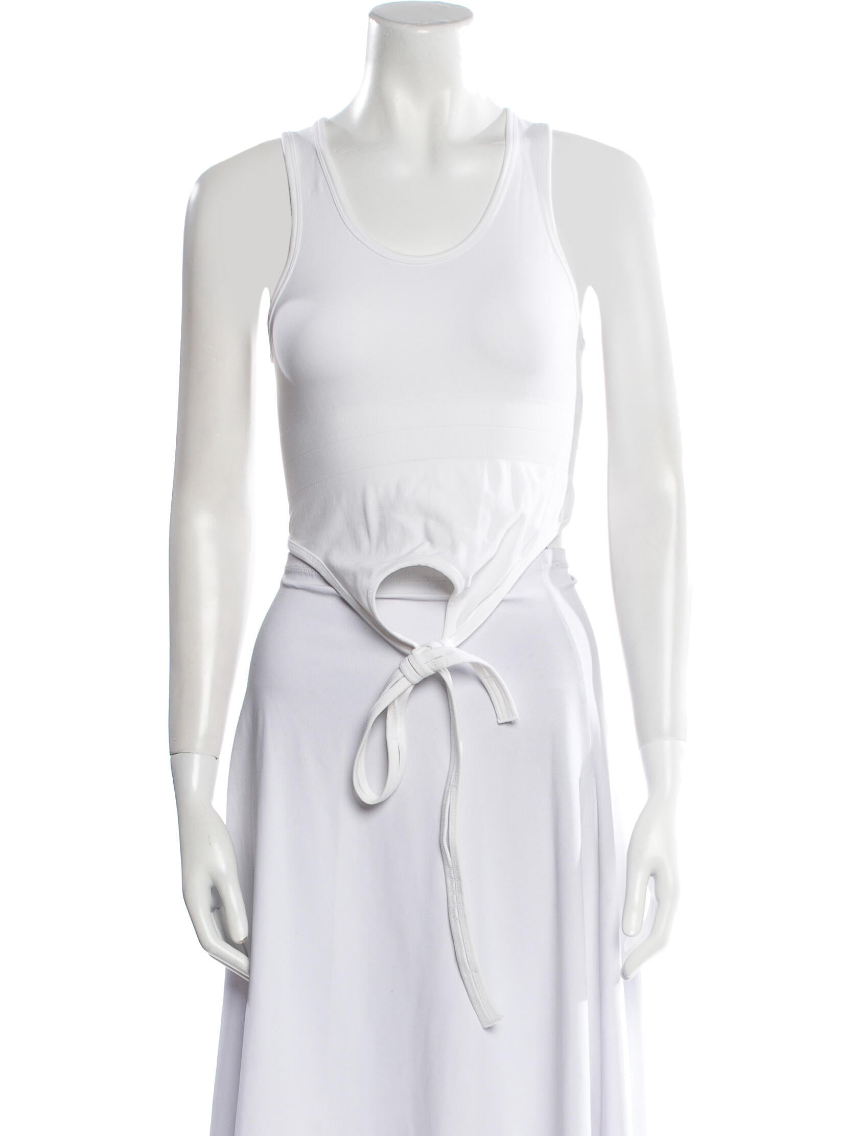 Helmut Lang Scoop Neck Sleeveless Top