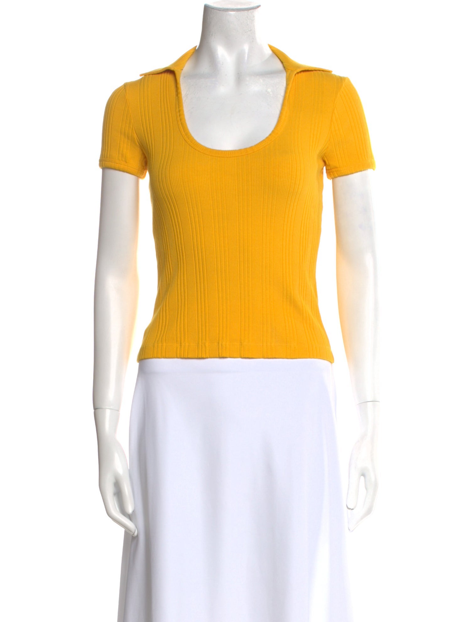 Helmut Lang Scoop Neck Short Sleeve T-Shirt