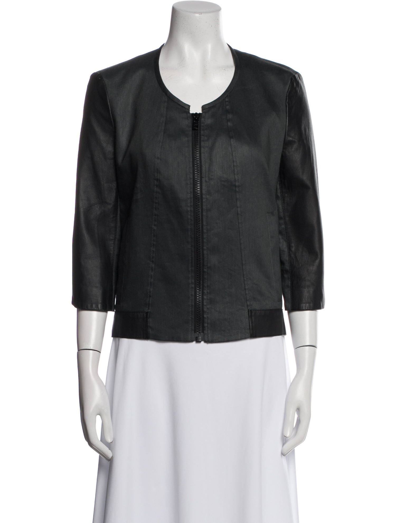 Helmut Lang Linen Bomber Jacket