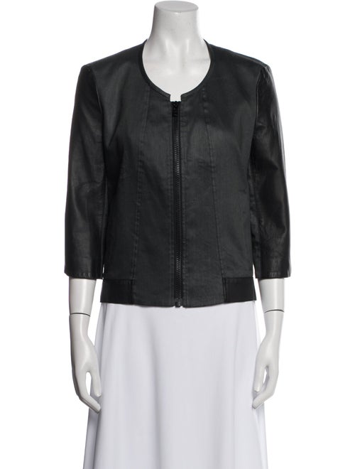 Helmut Lang Linen Bomber Jacket