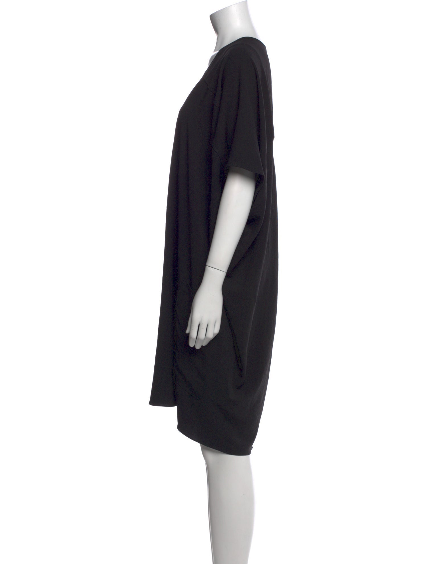 Helmut Lang V-Neck Knee-Length Dress