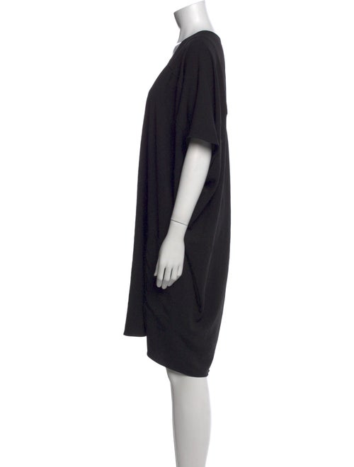 Helmut Lang V-Neck Knee-Length Dress