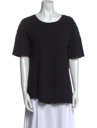 Helmut Lang Scoop Neck Short Sleeve T-Shirt