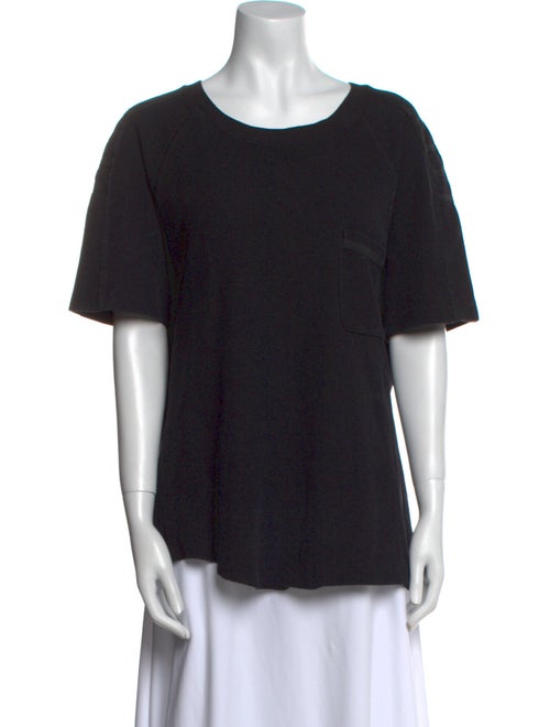 Helmut Lang Scoop Neck Short Sleeve T-Shirt