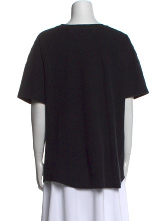 Helmut Lang Scoop Neck Short Sleeve T-Shirt