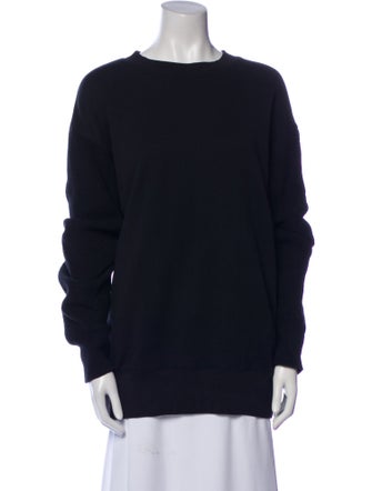 Helmut Lang Bateau Neckline Long Sleeve Sweatshirt