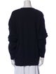 Helmut Lang Bateau Neckline Long Sleeve Sweatshirt