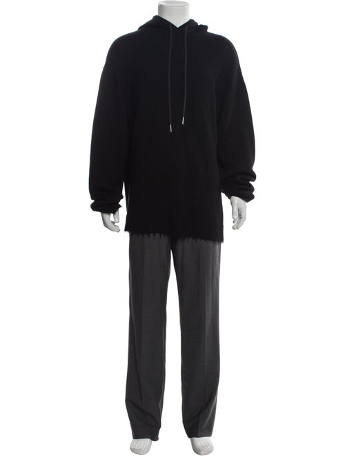 Helmut Lang Wool Crew Neck Hoodie