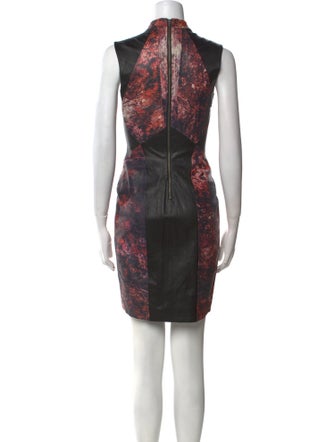 Helmut Lang Goat Leather Mini Dress