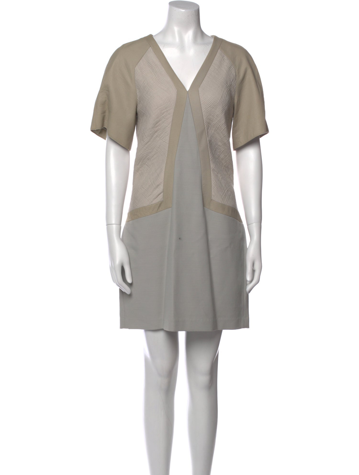 Helmut Lang V-Neck Mini Dress