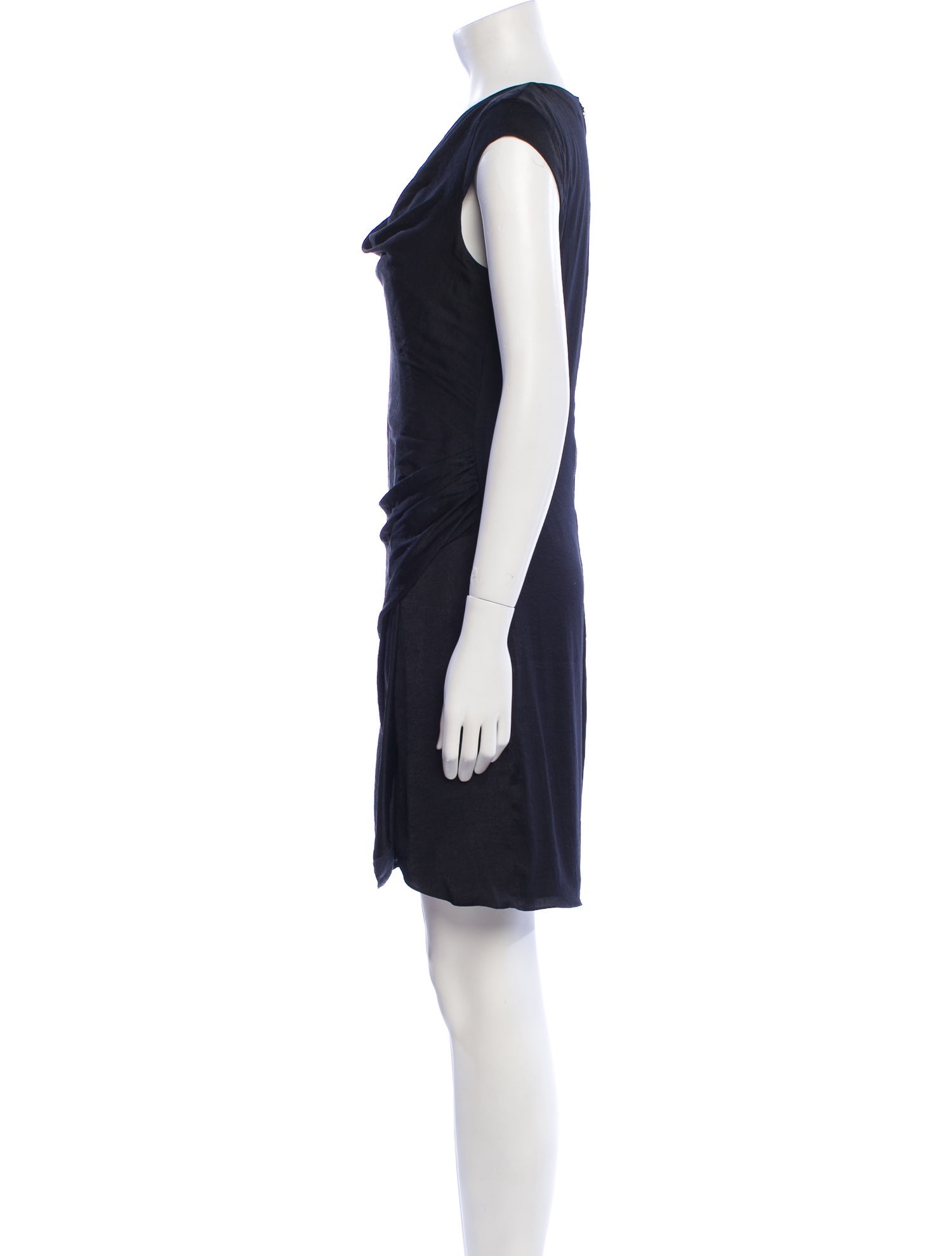Helmut Lang Cowl Neck Mini Dress