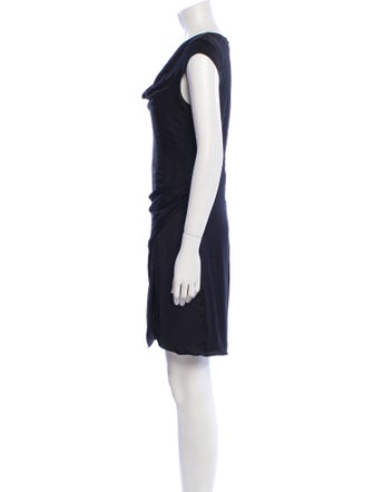 Helmut Lang Cowl Neck Mini Dress