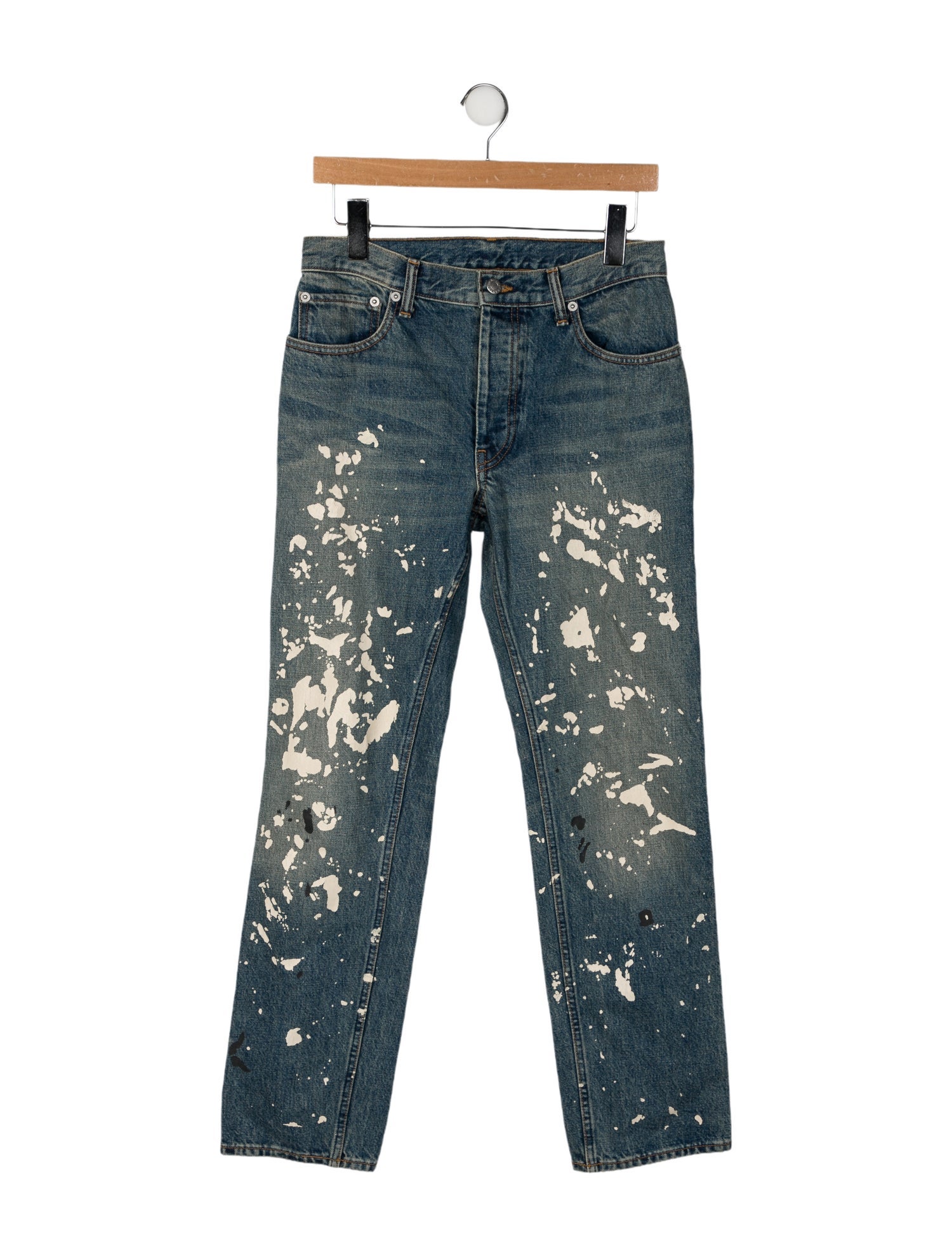 Helmut Lang Mid-Rise Straight Leg Jeans