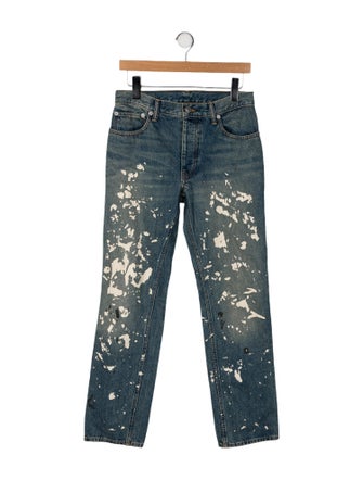 Helmut Lang Mid-Rise Straight Leg Jeans