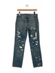 Helmut Lang Mid-Rise Straight Leg Jeans